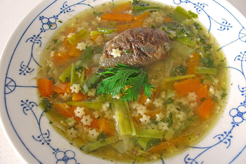 Rindfleischsuppe