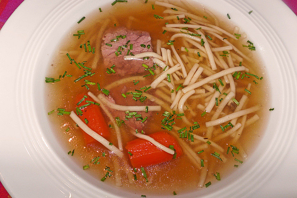 Rindfleischsuppe