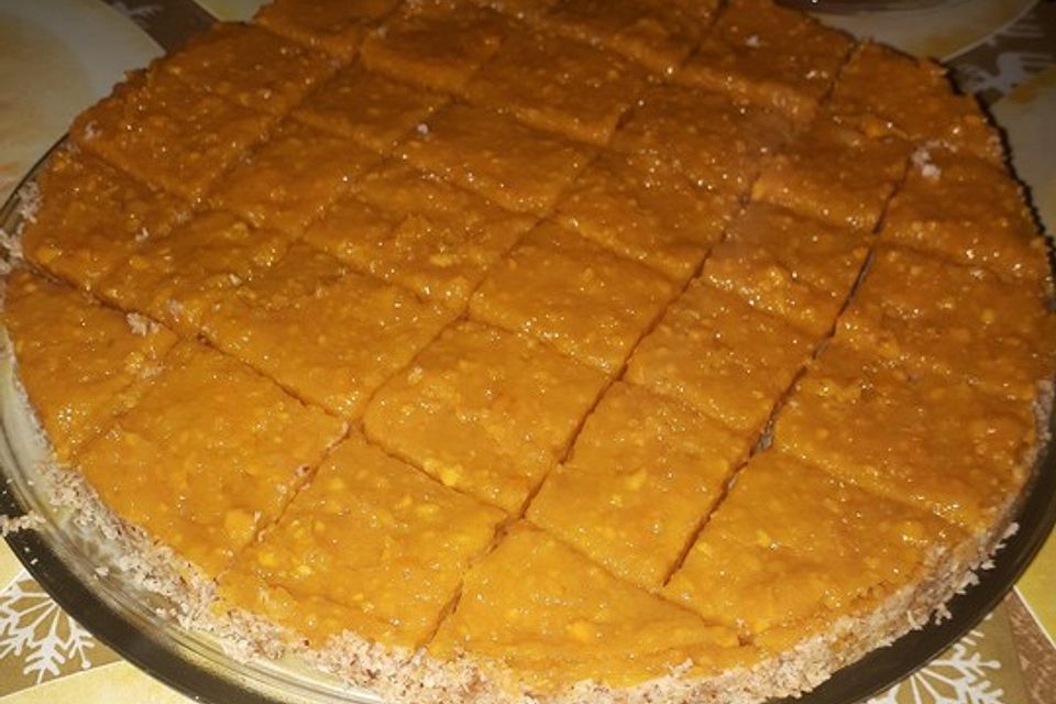 Tropischer Kokos-Mango Kuchen