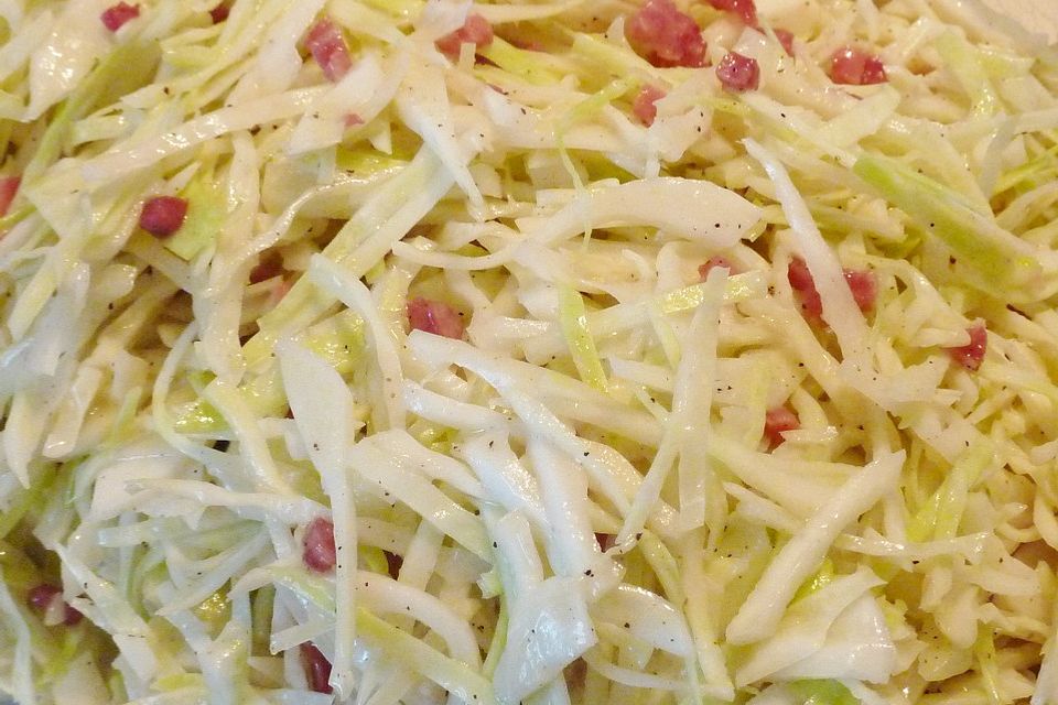 Orginal amerikanischer Weißkrautsalat