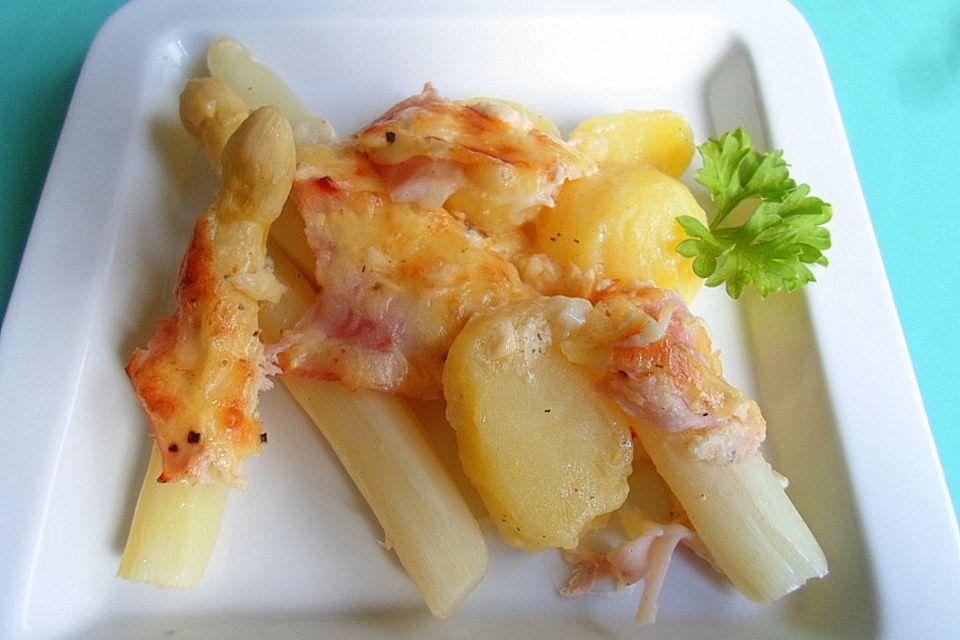 Spargel - Kartoffel - Auflauf