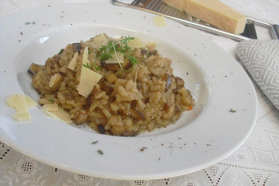 Waldpilzrisotto