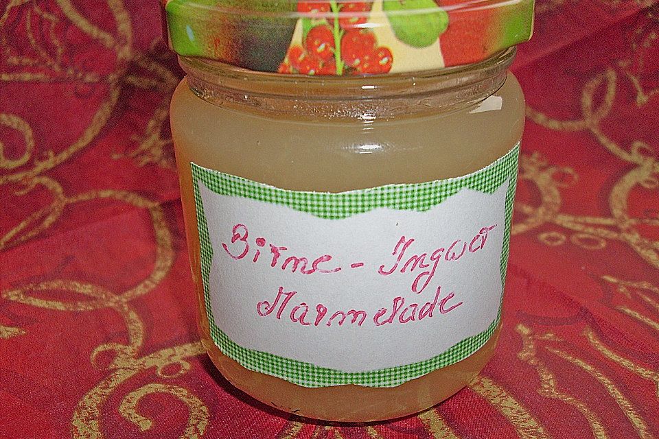 Birnen - Ingwer - Marmelade