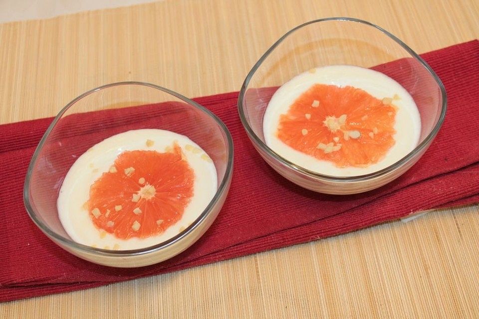 Grapefruit mit Joghurt