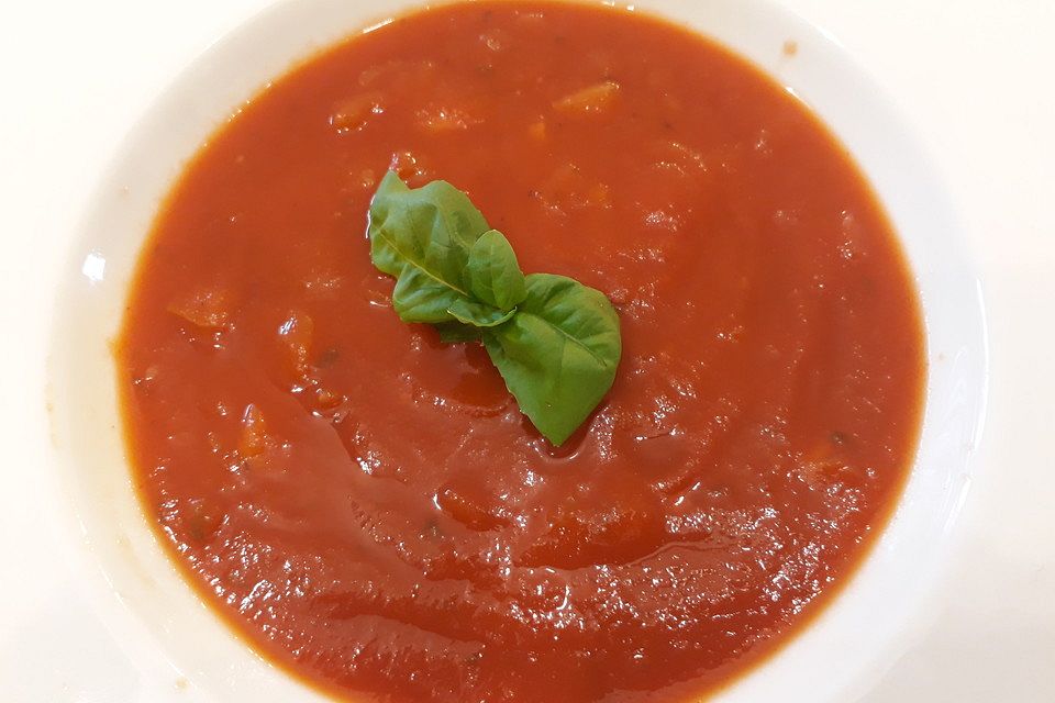 Altdeutsche Tomatensuppe mit Reis