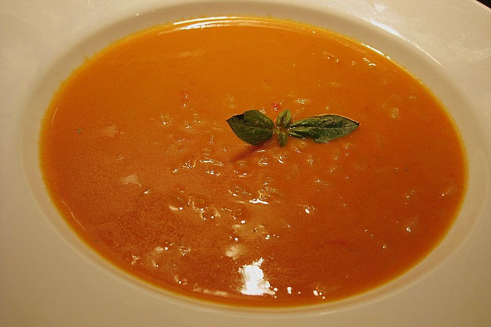 Altdeutsche Tomatensuppe mit Reis