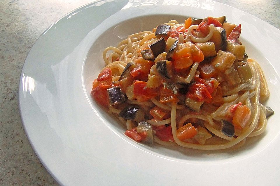 Spaghetti mit Gorgonzola