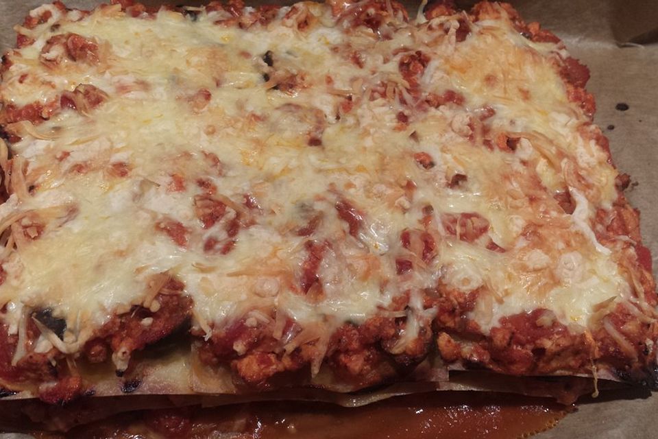 Vegetarische Lasagne mit Auberginen