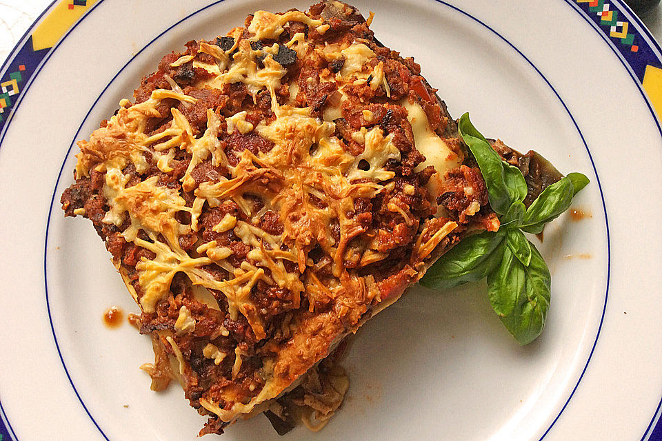 Vegetarische Lasagne mit Auberginen