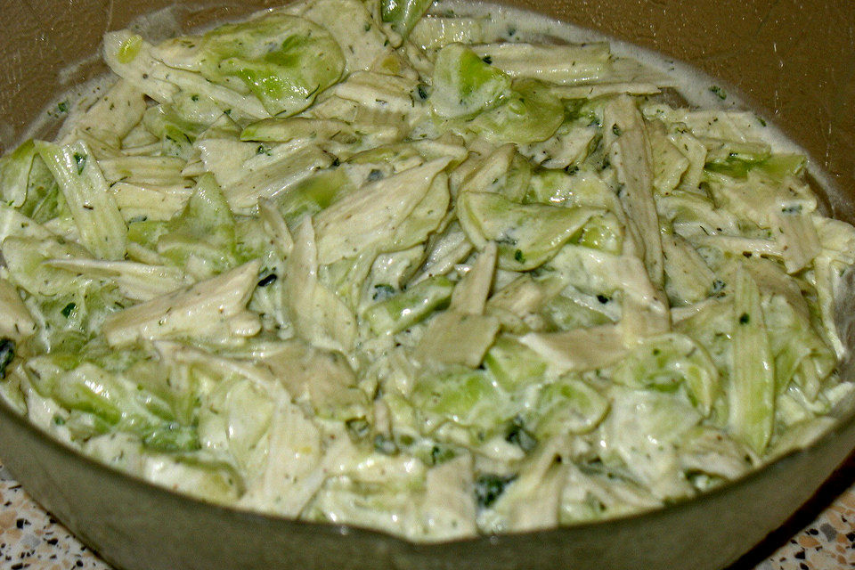 Kohlrabi - Gurken - Salat