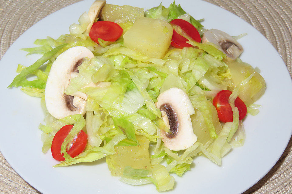 Eisbergsalat, süß - sauer