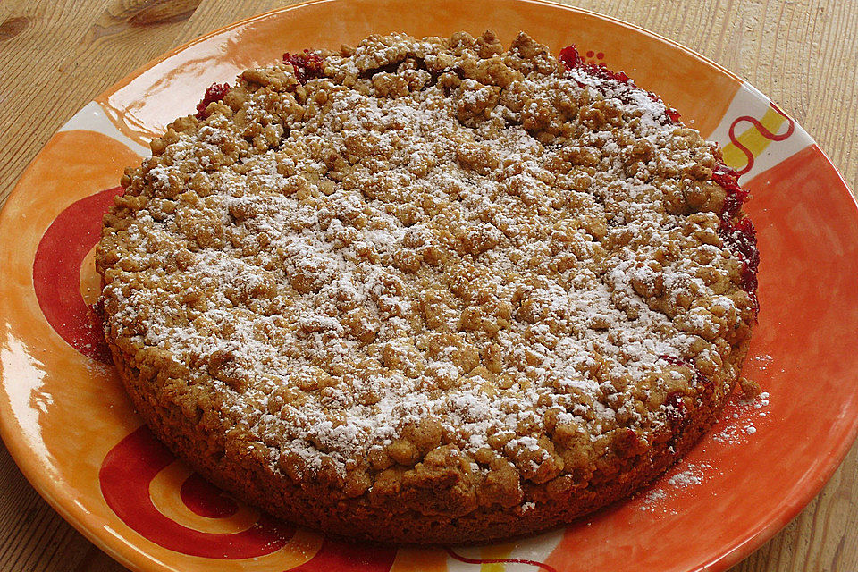 Feiner Johannisbeer - Streuselkuchen