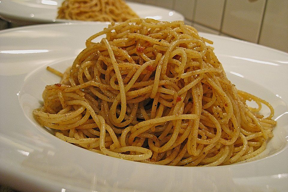 Spaghetti  Bagna cauda