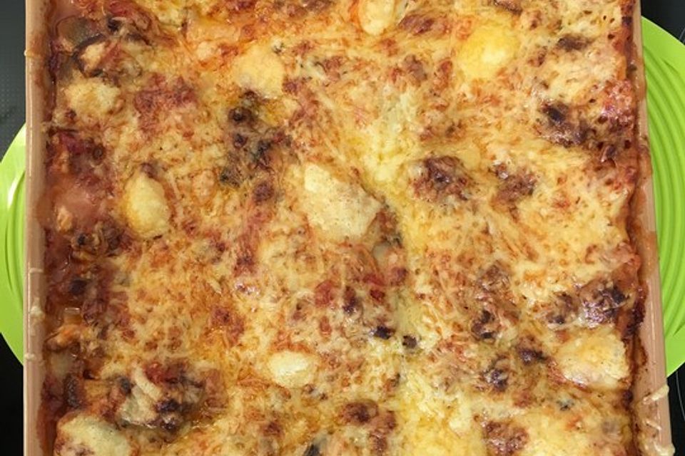 Einfache, schnelle Lasagne