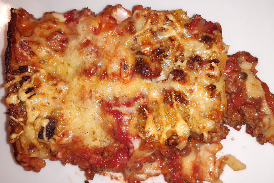 Einfache, schnelle Lasagne