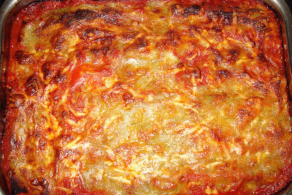 Einfache, schnelle Lasagne