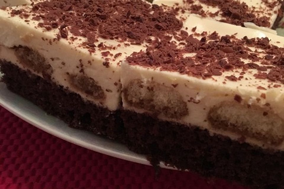 Manus leichte Tiramisu -Torte