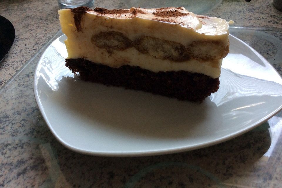 Manus leichte Tiramisu -Torte