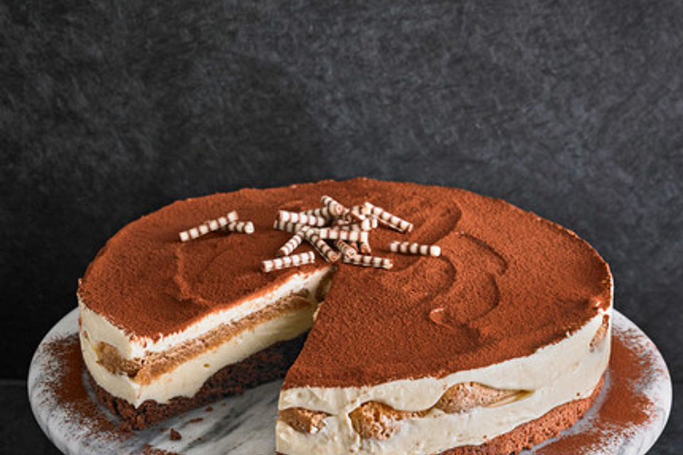 Manus leichte Tiramisu -Torte