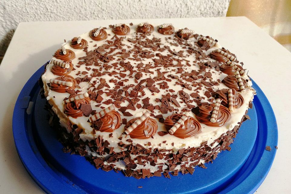 Manus leichte Tiramisu -Torte