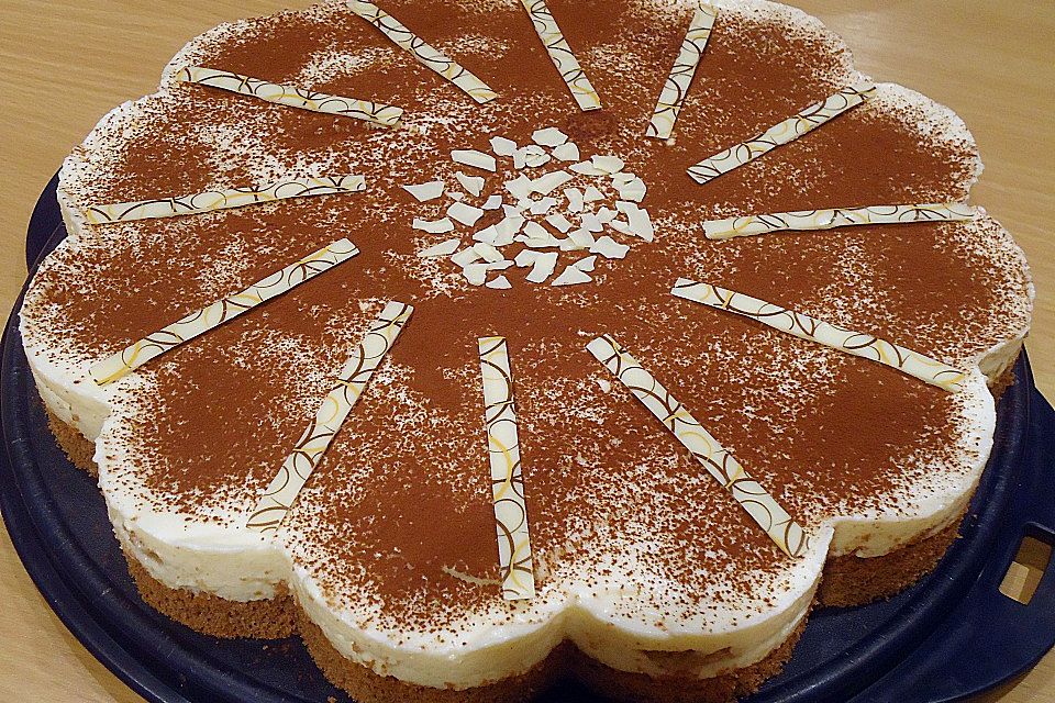 Manus leichte Tiramisu -Torte