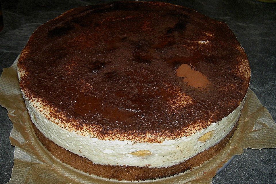 Manus leichte Tiramisu -Torte