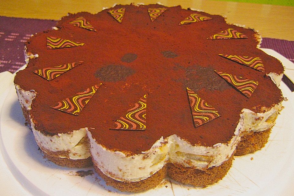 Manus leichte Tiramisu -Torte