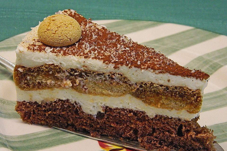 Manus leichte Tiramisu -Torte