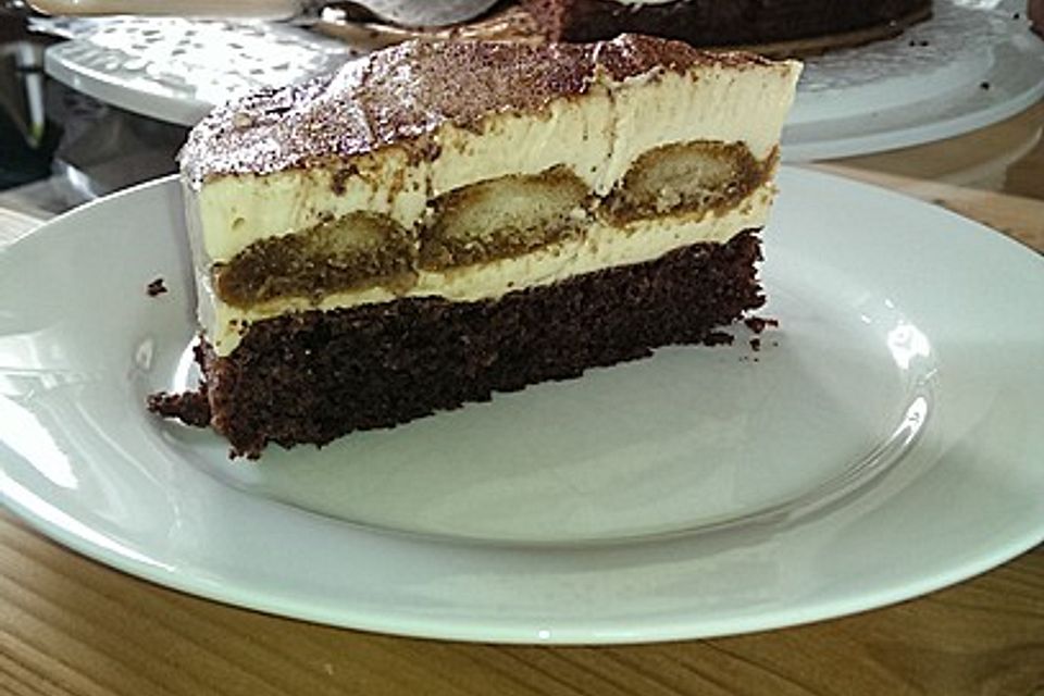 Manus leichte Tiramisu -Torte