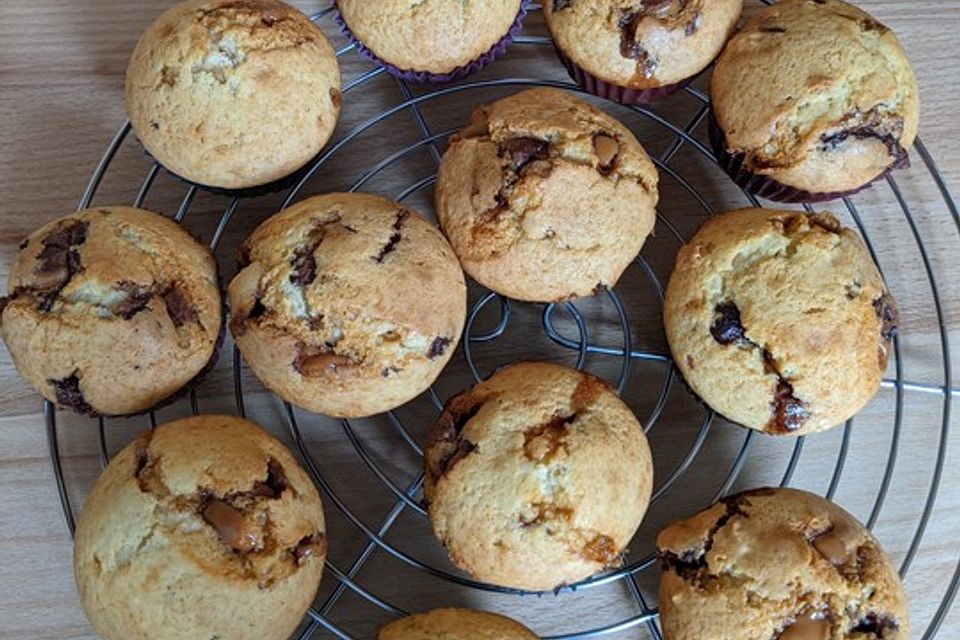 Karamell-Toffee-Muffins