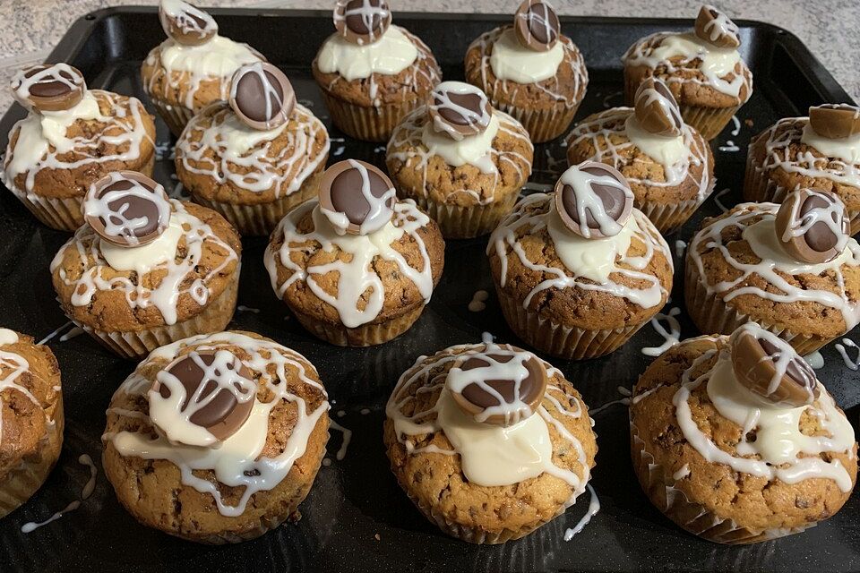 Karamell-Toffee-Muffins