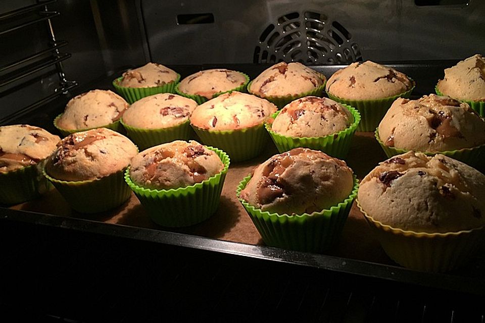 Karamell-Toffee-Muffins