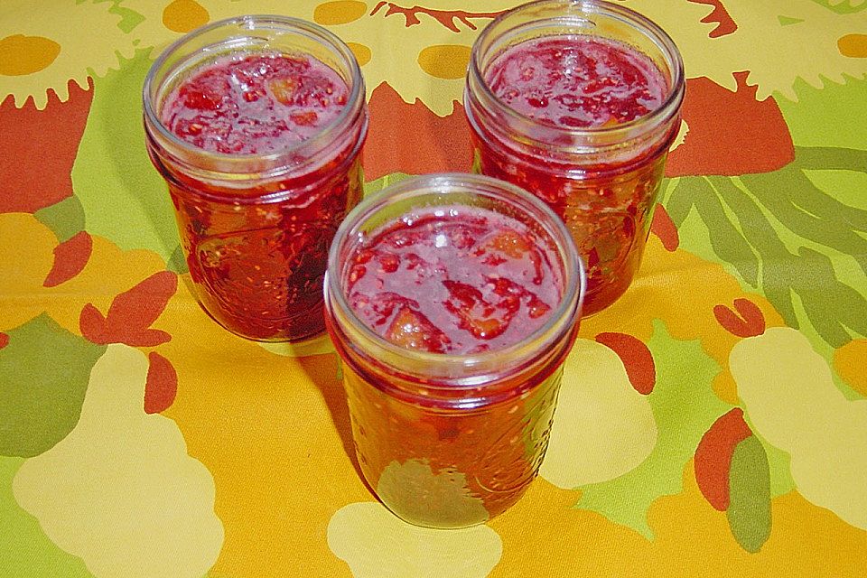 Himbeer-Nektarinen-Marmelade