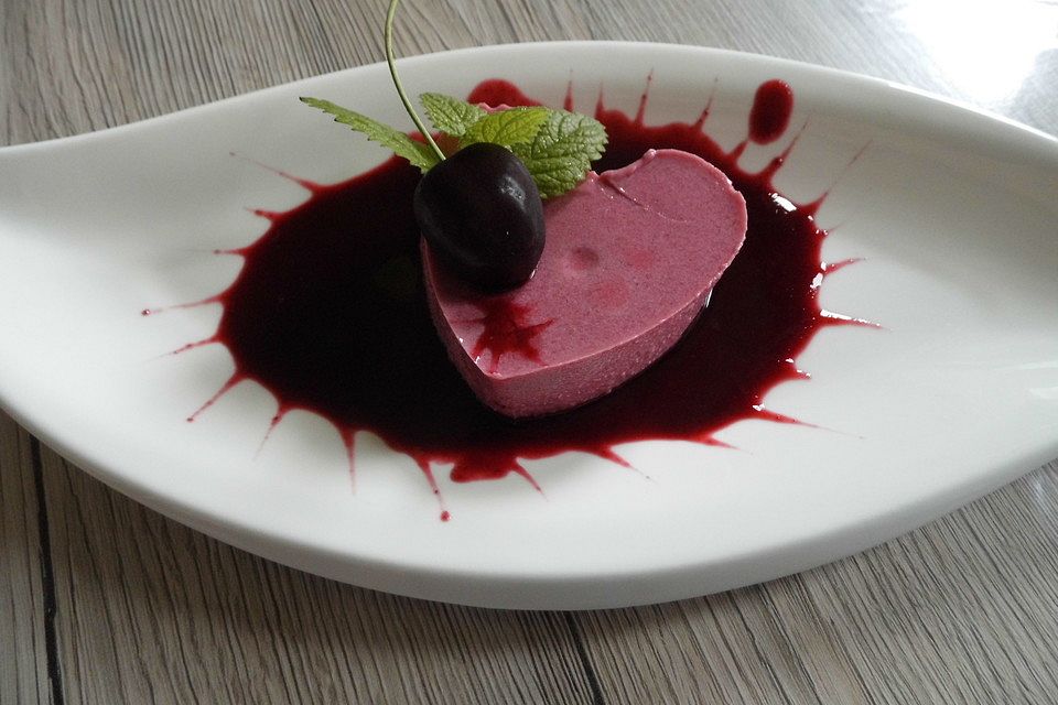 Kirschen - Panna Cotta