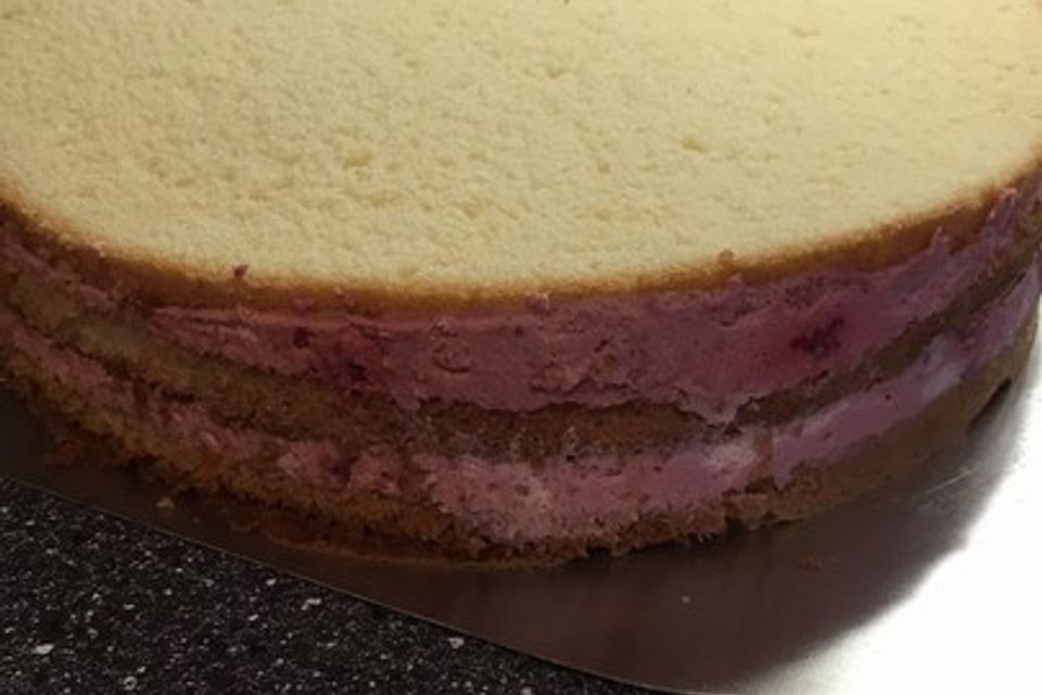 Himbeer - Frischkäse - Torte