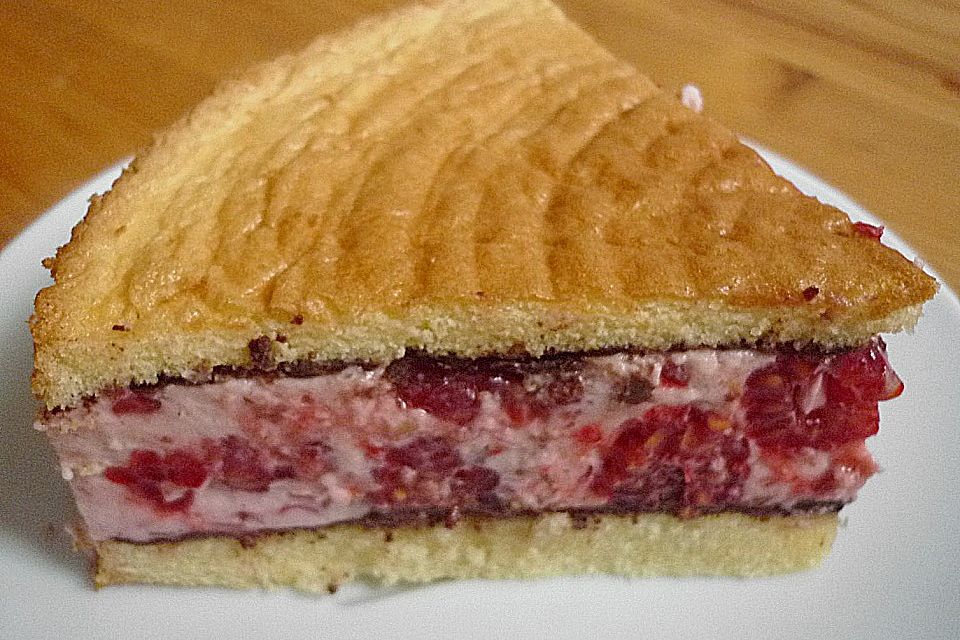 Himbeer - Frischkäse - Torte