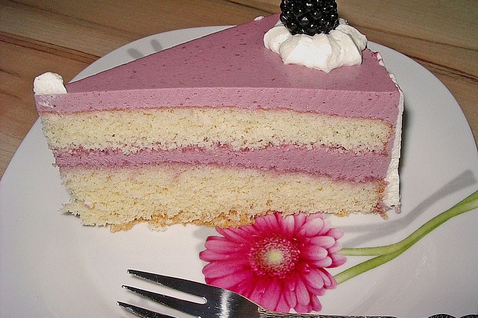 Brombeer - Quark - Torte