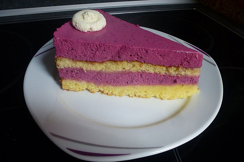 Brombeer - Quark - Torte