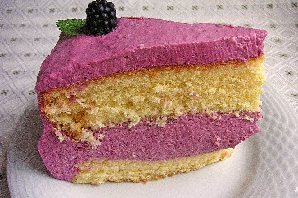 Brombeer - Quark - Torte