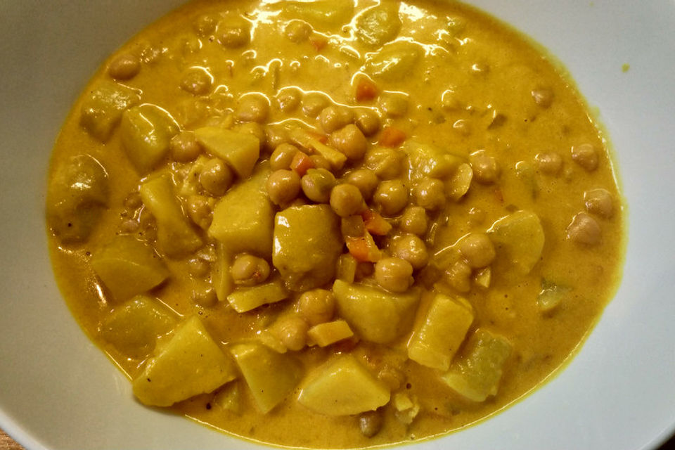 Würziges Kartoffelcurry