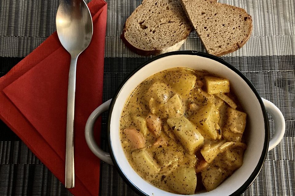 Würziges Kartoffelcurry