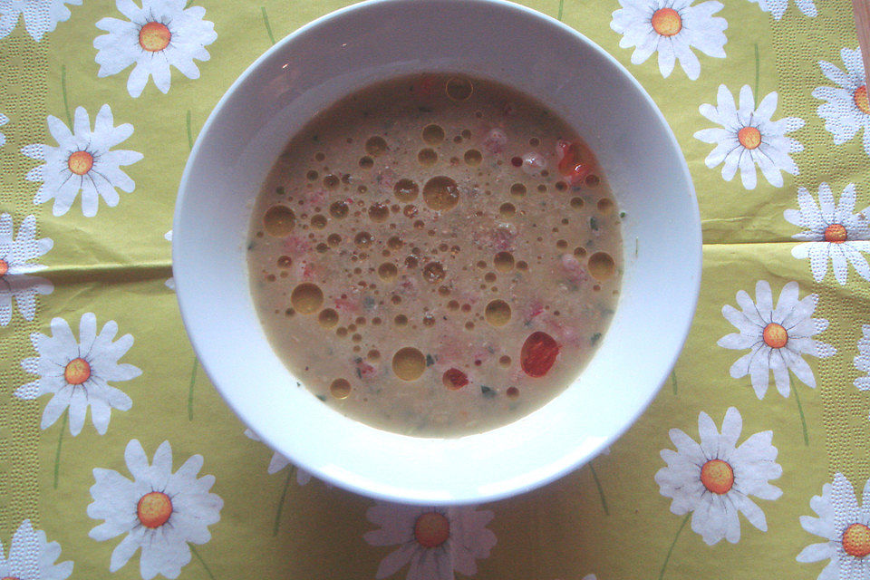 Kartoffelsuppe mit Paprika