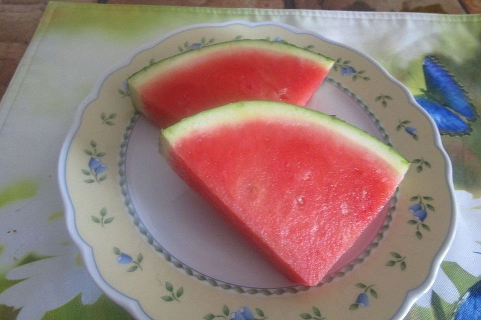 Wassermelone mit Pfiff