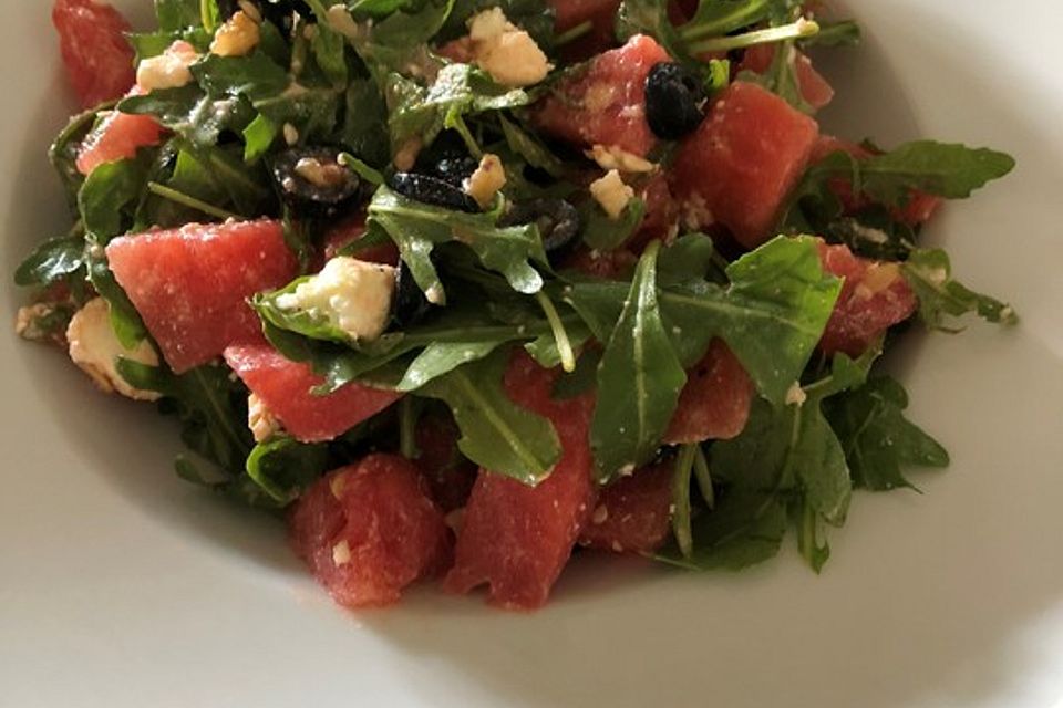 Hawaiianischer Wassermelonensalat