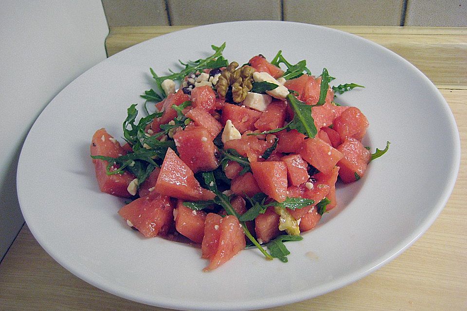 Hawaiianischer Wassermelonensalat