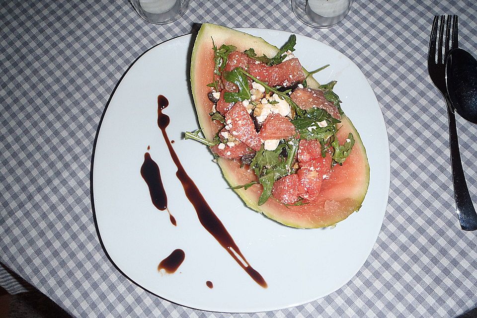 Hawaiianischer Wassermelonensalat