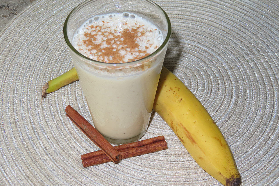 Bananen - Zimt - Milch