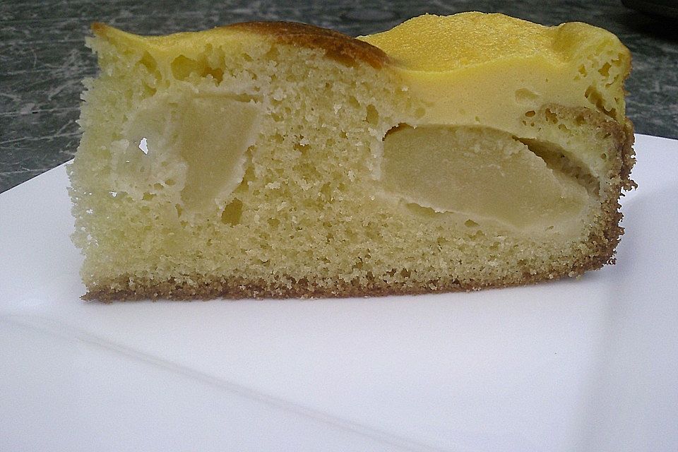 Apfelkuchen mit Eierlikörguss