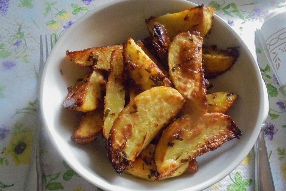 Parmesan - Knoblauch - Wedges