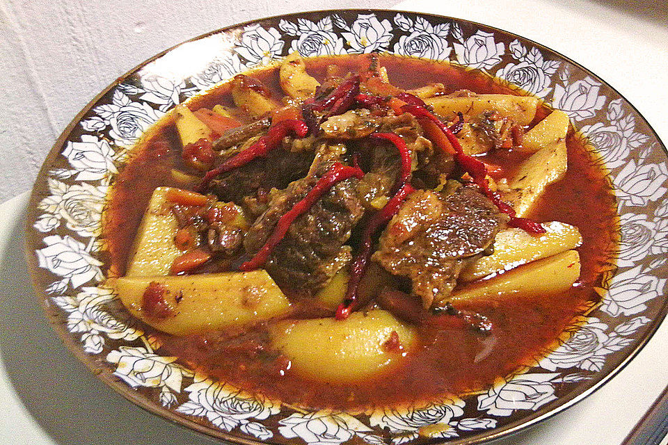 Tajine mit Rindfleisch